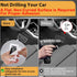 Gun Magnet with 3M Adhesives, Rated 55 LBS Rubber Coated, No Drilling Gun Magnet Mount for Handgun Rifle Shotgun Pistol, and Concealed Gun Magnet for Vehicle, Car, Truck, Safe, Desk, Wall