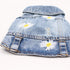 Pet Clothes Denim Dog Costume Summer Cowboy Vest, Daisy Shirt Jeans Jacket for Chihuahua and Yorkies (XXL)