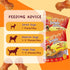 6 oz Jungle Calling Rawhide Free Dog Chew Treats, Real Chicken Wrapped Peanut Butter Bones, Teeth Clean Chewy Training