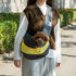Backpack Pack Pet Sling Carrier, Small Dog Sling Carrier, Puppy Cat Carrying Bag Purse Pouch, for Pooch Doggy Doggie