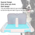 Pet Dog Toilet Litter Box, Portable Indoor Puppy Training Toilet Tray, Blue