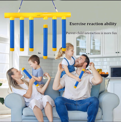 3 Tendry Reflex Drop Sticks Challenge Game, Hand Eye Coordination Training Toy, Upgrade Remote Control Adjustable Speed