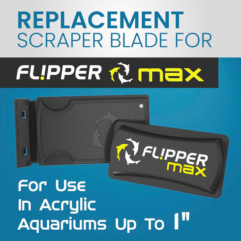 Flipper 3 Piece Replacement Acrylic Blades for Aquariums