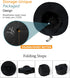 Waterproof Sun UPF 50+ Bucket Hat, UV Protection Packable Brimmed Boonie for Women Men Summer