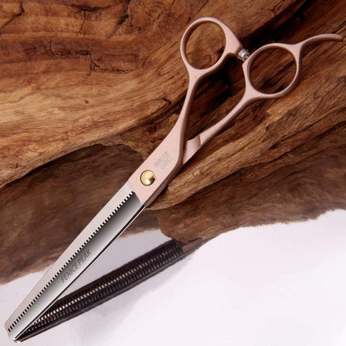 Fenice Peak Professional Thinning Scissors for Dog Cat, 7/7.5'', 440C Stainless Steel, 50/56 Teeth