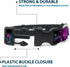 Dog Collar Plastic Clip, Harley Quinn Pow Aiming Poses Joker, 11 to 17 Inches, 1.0 Inch Wide