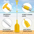 Telescoping Boat Paddle, Collapsible Oar for Kayaking, Rafting, Jet Ski, 21'' - 42'', 2 Pack