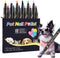 Dog Nail Polish Pens - Quick Dry, 12 Colors Safe Dog Nail Polish Set for DIY Pretty Nails, Non-Toxic, Pet Nail