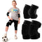 Knee Pads Elbow Pads Set for Kids, Youth Adjustable Protective Sets for Riding, Rollerblading, Skating