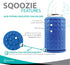 Sqoozie Non-Tipping Insulated Boat Can Holder, Island Blue, Portable Magnetic & Suction for SUP's, Kayaks, RVs, ATV