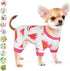 Dog Pajamas for Small Dogs - Summer Pet Onesies for Chihuahua Yorkie Teacup, Cute Soft Material (X-Small, Watermelon)