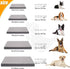 KSIIA Orthopedic Dog Bed, Waterproof for Large Dogs, Deluxe Plush Washable, 41 x 27 Inch, Dark Gray