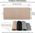 Ptlom Dog Food Mat, Anti-Slip Waterproof Feeding Mat for Food and Water, Silicone Pet Placemat for Dogs