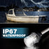 18 Inches IP67, (12-24V) Anchor Light Boat Stern Light Waterproof White Fold Down Marine Navigation Lights for Boats