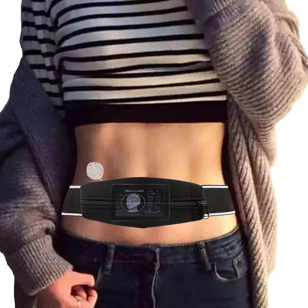 LJHYSD Insulin Pump Belt, Expandable Medical Waist Pouch, Diabetic Running Belt with Pocket,