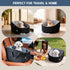 TOPOmerice 30 lbs, Cozy Dog Car Seat for Small Dogs up to Pet Booster Seat with Adjustable Harness & Non-Slip Base, Dog
