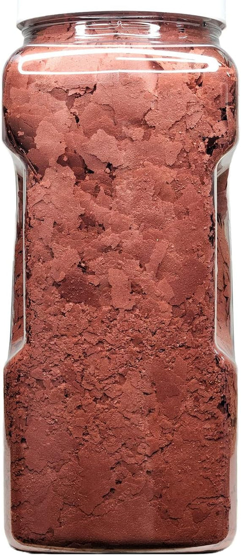 Aquatic Foods Inc. Fish..1-lb 2oz Beef Heart Custom Mix Flakes of Beef Heart, Shrimp Prawns, Astaxanthin for Color