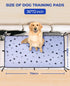 Fostanfly Washable Dog Pee Pads, 2 Pack 36*72" Non Slip Mats with Great Urine Absorption for Whelping & Potty Training
