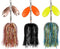 QualyQualy Fishing Spinner Bait 3pcs, Musky Bucktail Spinnerbait with Double Blades for Pike, Bass, Trout Lures