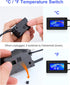 KEYNICE Digital Thermometer, Aquarium Temperature Monitor with USB Power Supply, LCD Display