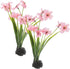 Abaodam 2Pcs Aquarium Landscaping Accessory - Realistic Fake Plants for Fish Tank Decor