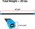 Total Body Workout Weighted Bar, Multiple Sizes for Weighted Exercise