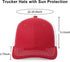 Unisex Trucker Hats, Blank Mesh Snapback Hats, Sport Plain Baseball Caps, Adjustable Fitted Hat