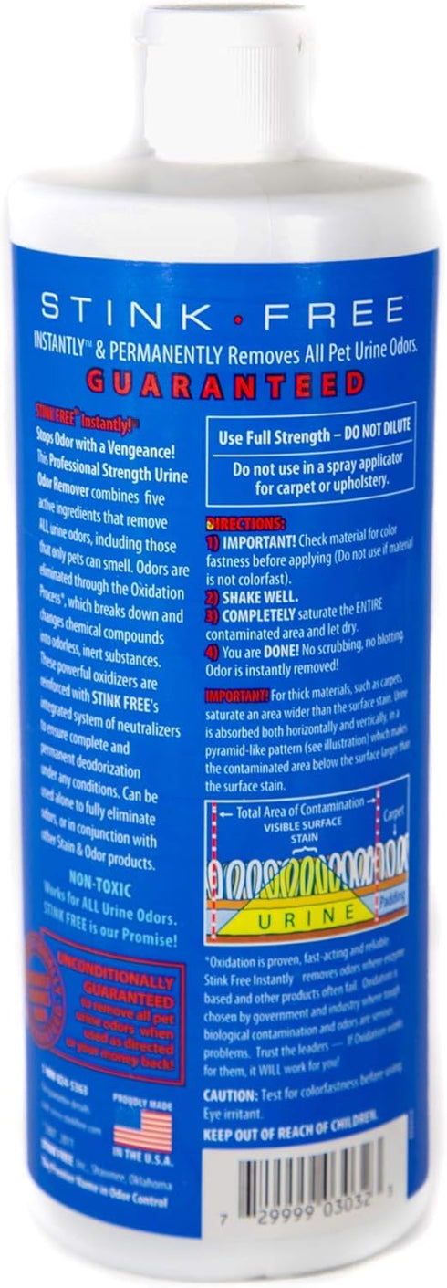Instantly Pet Urine Odor Remover - Cleaner & Eliminator for Carpets, 32 oz