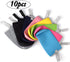 HRLORKC 10 Pack 12 oz 18 oz Cozy Neoprene Water Bottle Sleeve - to Insulated Glass Bottle (Multi-Color)