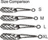 Dog Prong Collar Training Choke Chain, Adjustable Pinch Collar with Comfort Rubber Tips for Small Medium Large Dogs