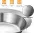 Odoland Camping Complete Messware Kit - Polished Stainless Steel Camp Dinnerware, Cutlery Organizer Set