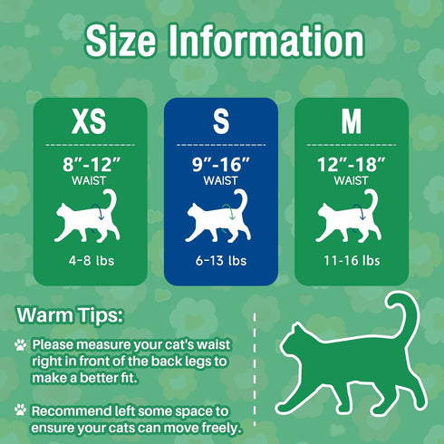 (24Pcs, Pet Soft Disposable Cat Diapers - Diaper for Female & Male Cats, Puppy Doggie Diapers for Female Dogs