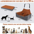 55 lbs 2 2 Large Dog Car Seat for Medium/Large Dog Under - Elevated Booster Car Seat for Small Dogs,Removable