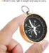 PATIKIL Pocket Compass, Survival Sports Navigation Compass with Key Ring for Camping and Hiking