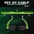 Yes4All Neutral Paddle Grip LAT Pull Down Bar, Cable Attachments for Range of Motion