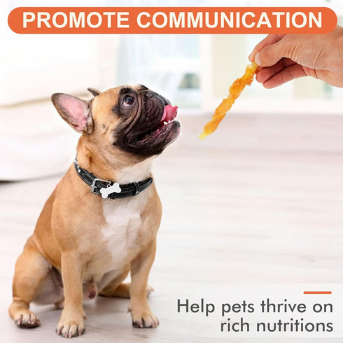 MON2SUN (31.75 -Pack 1) Rawhide Free Dog Treats Chicken Wrapped Cod Sticks for Small Dogs Healthy Training Treats Soft