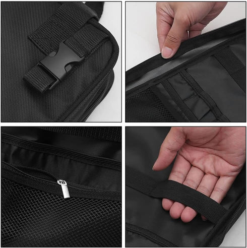 High Capacity Camp Kitchen Organizer, Portable Storage Bag with Hooks and Paper Towel Holder