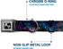 Buckle-Down Galaxy Collage Seatbelt Buckle Dog Collar - 1.5" Wide, Fits 13-18" Neck, Small