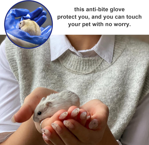 DOITOOL Anti Bite Gloves for Dogs, Medium, Rubber, Polyvinyl Chloride