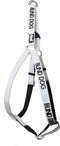 Limited Blind Dog White Color Coded Alert Warning Harness - L XL Non-Pull, Prevents Accidents