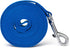Strong Durable Nylon Dog Training Leash, 1 Inch Wide Traction Rope, 6ft 10ft 15ft Long for Small Medium Dog (Blue, 10