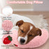 Mity rain Dog Pillow, Ultra Soft Anxiety Relief Pillow for Dogs, High Density Calming Pillow for Joint Relief, Pink