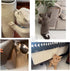 Heavy Duty Natural Sisal Cat Scratching Pad, Easy Installation Couch Protector with Pins (Beige-Long)