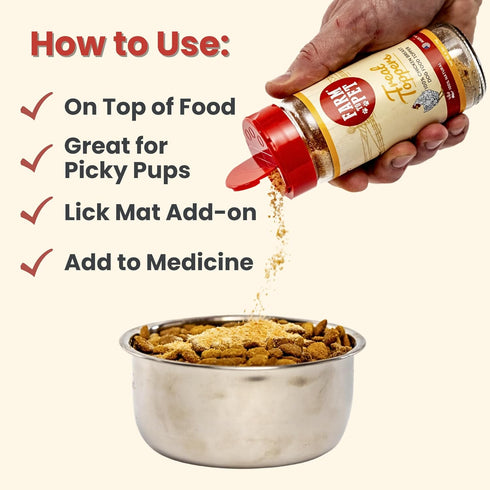 Dry Dog Food Topper - Chicken Meal Toppers for Dogs, All Natural Healthy Toppers for Small, Medium, Large Breeds