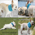 NACOCO 2 Pcs Dog Instant Cooling Scarf, Summer Pet Bandana for Bulldog, Ice Towels, Blue, M