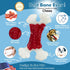 Dog Toys for Aggressive Chewers, Tough Indestructible Dog Bones with Real Bacon & Beef Flavors (Bacon)