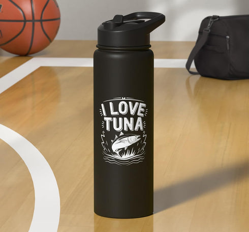 Tuna Fishing Gear & Tuna Fishing Accessories Funny Tuna Fishing I Love Tuna, Tuna Fish Fisherman Dad Stainless Steel