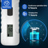 Trimmer PAPIFFEED Dog Nail Grinder with LCD Display Quiet Electric Nail with Dual LED Light, Safe for Black & Thick