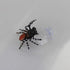Crapelles 4 Pcs Mini Insect Water Dish, Transparent Plastic Small Reptile Feeding Feeder for Crickets and Worms
