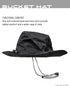 FROGG TOGGS Waterproof Bucket Hat, Breathable Sun Protection
